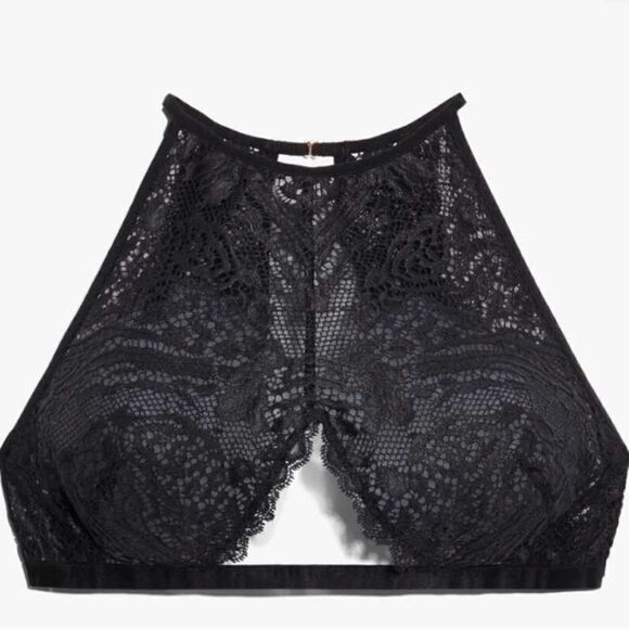 Savage X Fenty Alien Animal High Neck Bralette - Picture 2 of 6